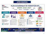 Presentation des 5 autres parcours.